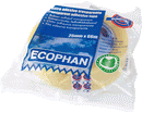 NASTRO ADESIVO ECOPHAN TRASPARENTE CARAMELLA 25mm 66mt