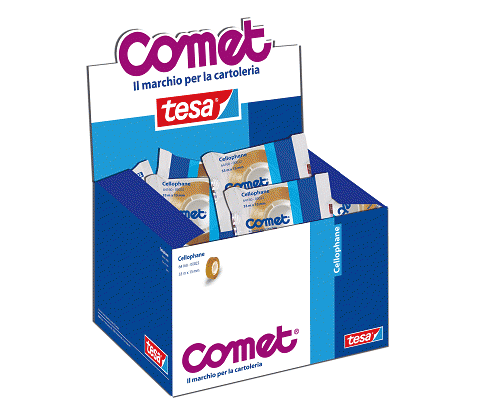 NASTRO ADESIVO COMET TRASPARENTE CARAMELLA 15mm 33mt