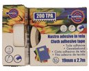 NASTRO ADESIVO TELATO 19mm 2,7mt BIANCO