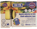 NASTRO ADESIVO TELATO 19mm 2,7mt GIALLO