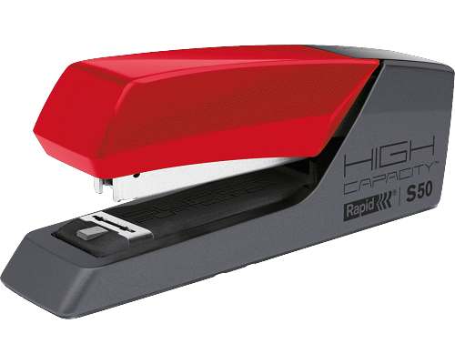 CUCITRICE DA TAVOLO S 50 IN METALLO BASE GOMMA passo GRANDE 24/6 E 24/8+