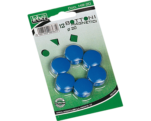 BOTTONI MAGNETICI cm. 2 BLU