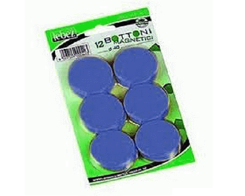 BOTTONI MAGNETICI cm. 4 BLU