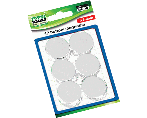 BOTTONI MAGNETICI cm. 3 BIANCO