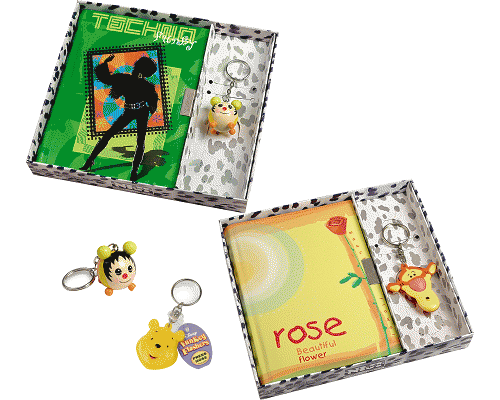 SET DIARIO CON PORTACHIAVI 