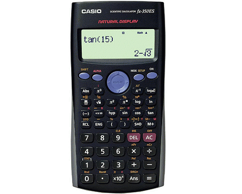 CALCOLATRICE SCIENTIFICA FX350 ES PLUS 252funzioni 10 + 2cifremm 80 X 162 X 13,8