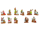PERSONAGGI PRESEPE 3,5CM 11PZ PASTORI DOPPI