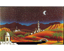 FONDALE PRESEPE cm. 70 x 100 MARRONE