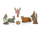 PERSONAGGI PRESEPE COSTUMI STORICI 10CM NATIVITA 6PZ