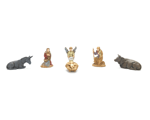 PERSONAGGI PRESEPE 3,5CM NATIVITA 6 PZ