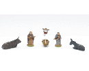 PERSONAGGI PRESEPE 6CM NATIVITA 6 PZ