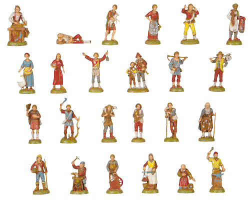 PERSONAGGI PRESEPE 6CM PASTORI