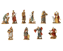 PERSONAGGI PRESEPE COSTUMI STORICI 6,5CM PASTORI