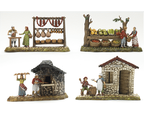 PERSONAGGI PRESEPE 6CM BOTTEGA