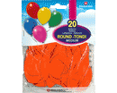 PALLONCINI BUSTA MEDIUM ARANCIO 20pz 28cm