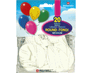 PALLONCINI BUSTA MEDIUM BIANCO 20pz 28cm