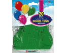 PALLONCINI BUSTA MEDIUM VERDE 20pz 28cm