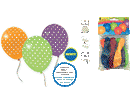 PALLONCINI CON DISEGNI A TEMA POIS 6pz 25cm
