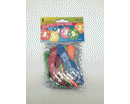 PALLONCINI CON NUMERI BUSTA NR.3 6pz MEDIUM 28cm
