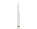 CANDELE CONICHE LISCIE LACCATE 6pzh 20cm 22mm BIANCO
